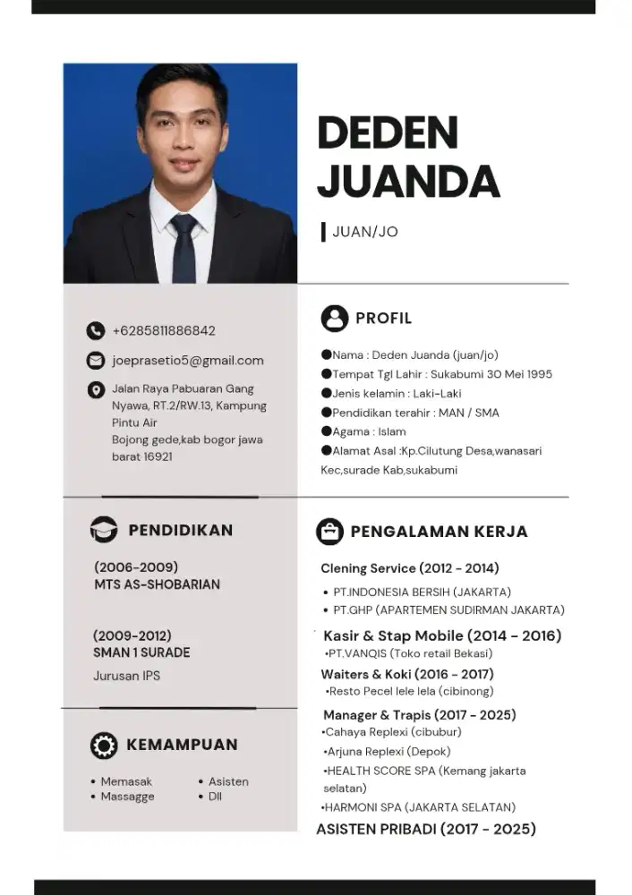 Mencari lowongan pekerjaan