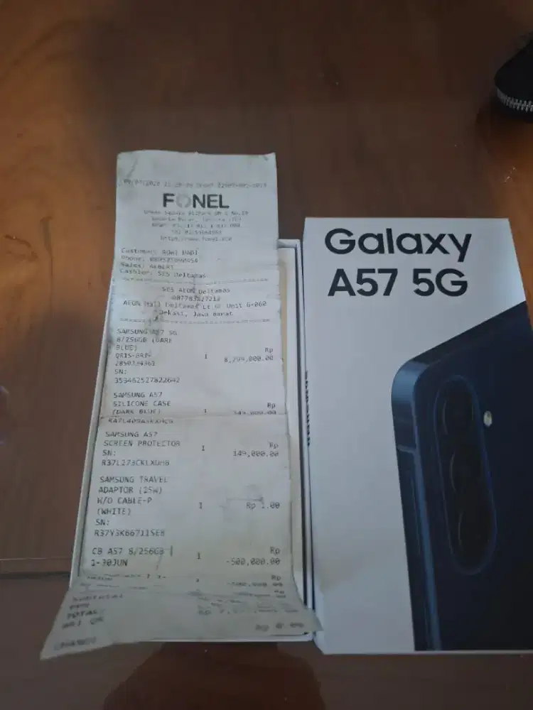 Samsung Galaxy A57 8/256gb garansi resmi sein 10 bulan
