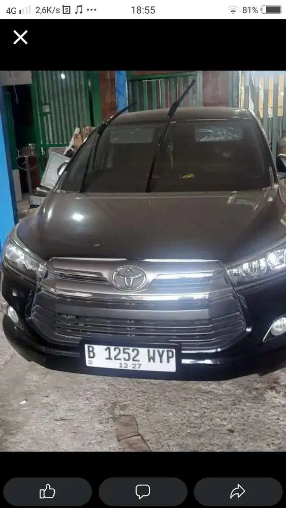 Jual Mobil Kijang Innova 2018 SRT LNGKP PJK HDP,Diesel
