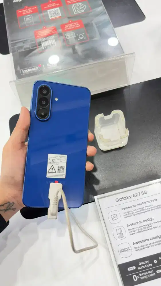 Samsung A27 8/256 free adaptor dan hydrogel