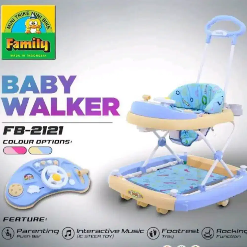 Baby Walker latihan berjalan bayi