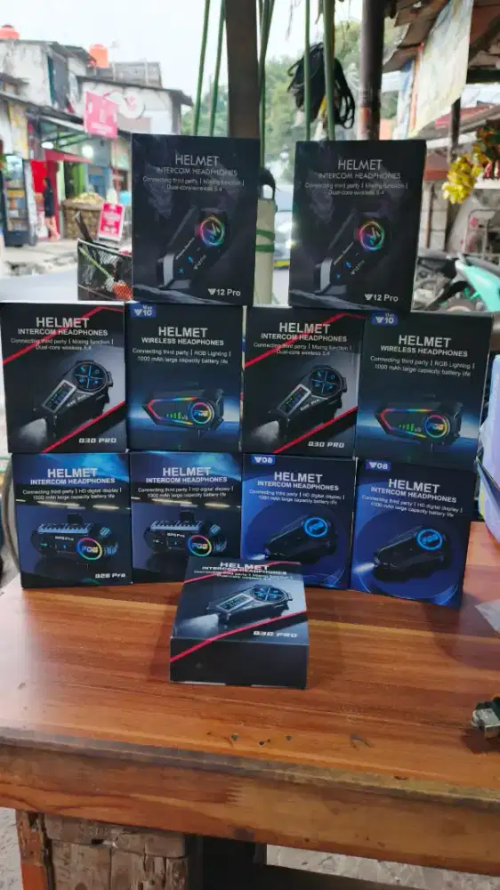 Bluetooth intercom helm free pasang