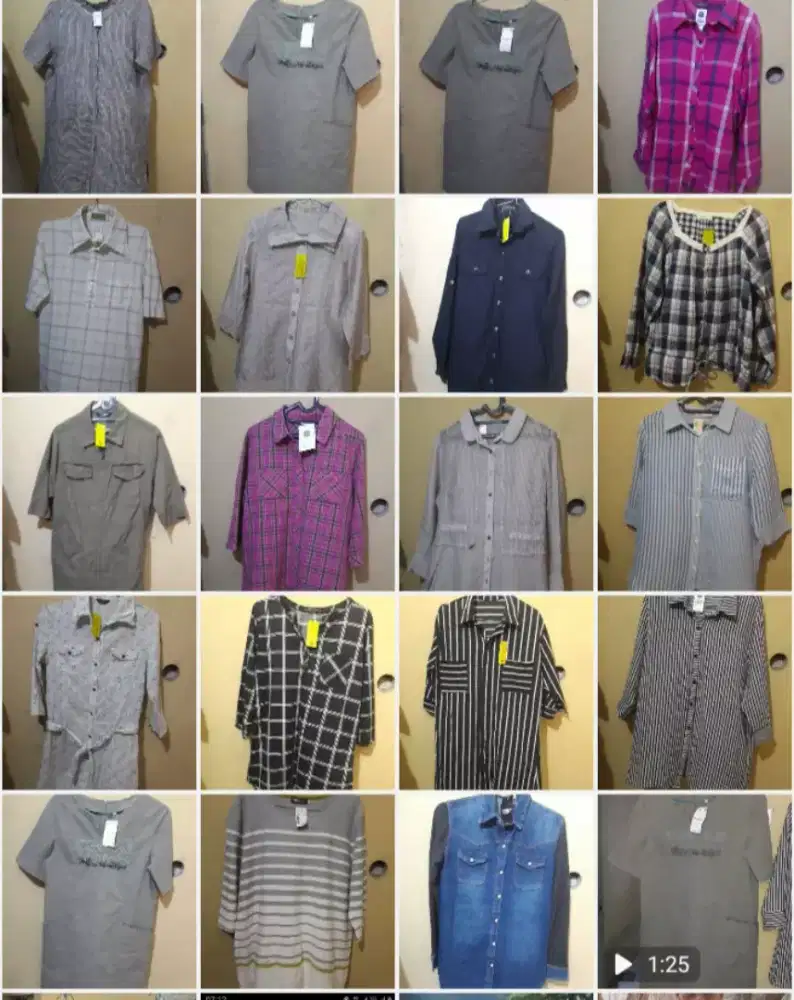 dijual baju prevofed kemeja kaos celana wanita