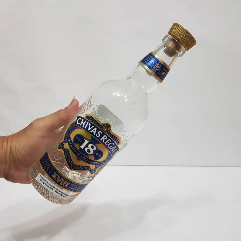 Botol Kosong CIPAS Koleksi Botol Bekas Minuman Import Hiasan Dekorasi