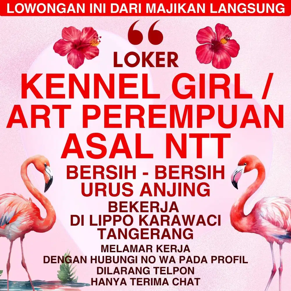 ART PEREMPUAN ASAL NTT / KENNEL GIRL ASAL NTT