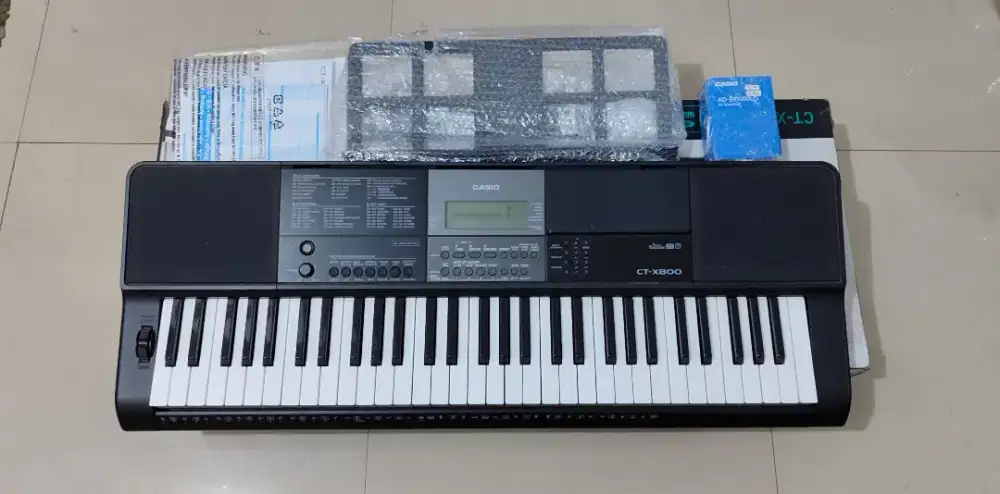 Casio CTX800 bekas lengkap mulus