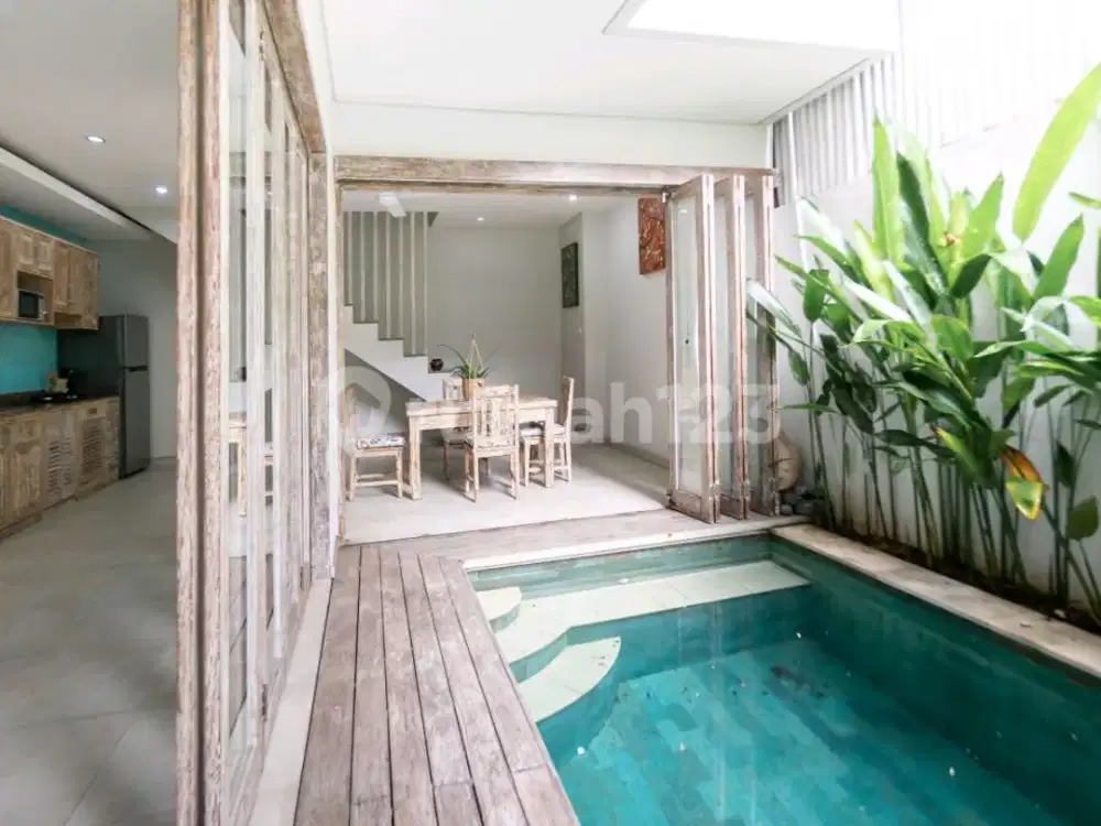 Now Only 200M/Year!Modern 3Br Villa In Prime Jl.bidadari Seminyak Bali