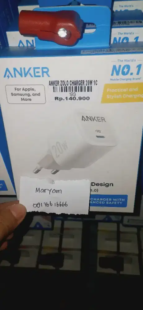 ANKER ZOLO CHARGER 20W 1C