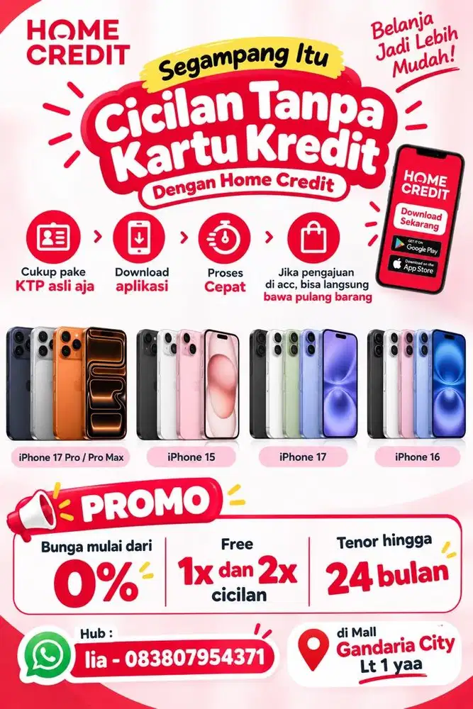Cicilan handphone tanpa kartu kredit