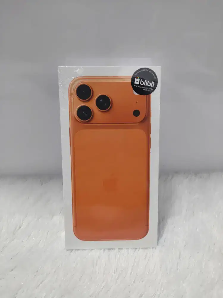 NEW iPhone 17 Pro Max 256GB - Cosmic Orange garansi resmi 1 tahun