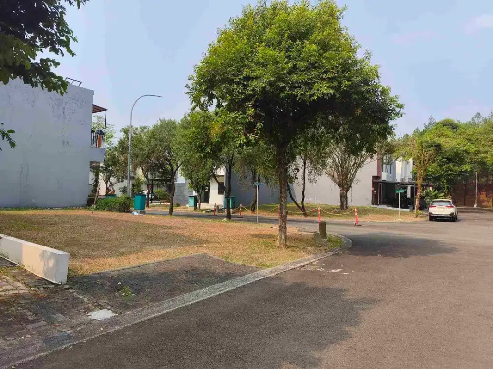 Kavling Hoek Kecil Area Boulevard row Jalan Besar Caspia BSD city