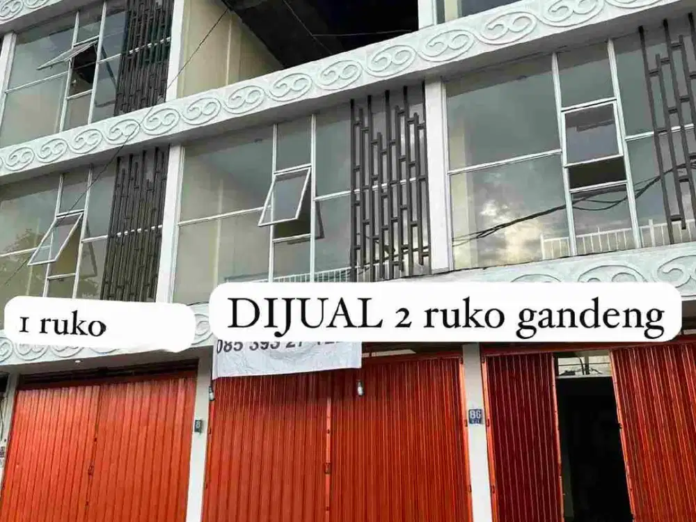 jual 2 ruko loss atau 3 ruko  lantai.3 di jln Raya Mahendradata denpasar