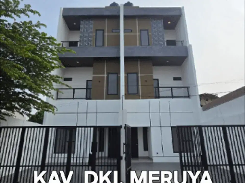 Dijual Rumah Baru, kav DKI, Cendana Meruya, bebas banjir, SHM