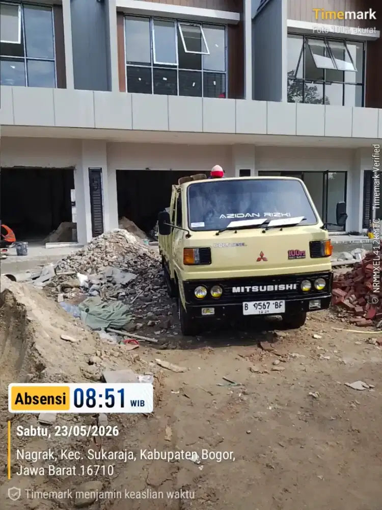 Jasa buang puing, tanah & sampah proyek