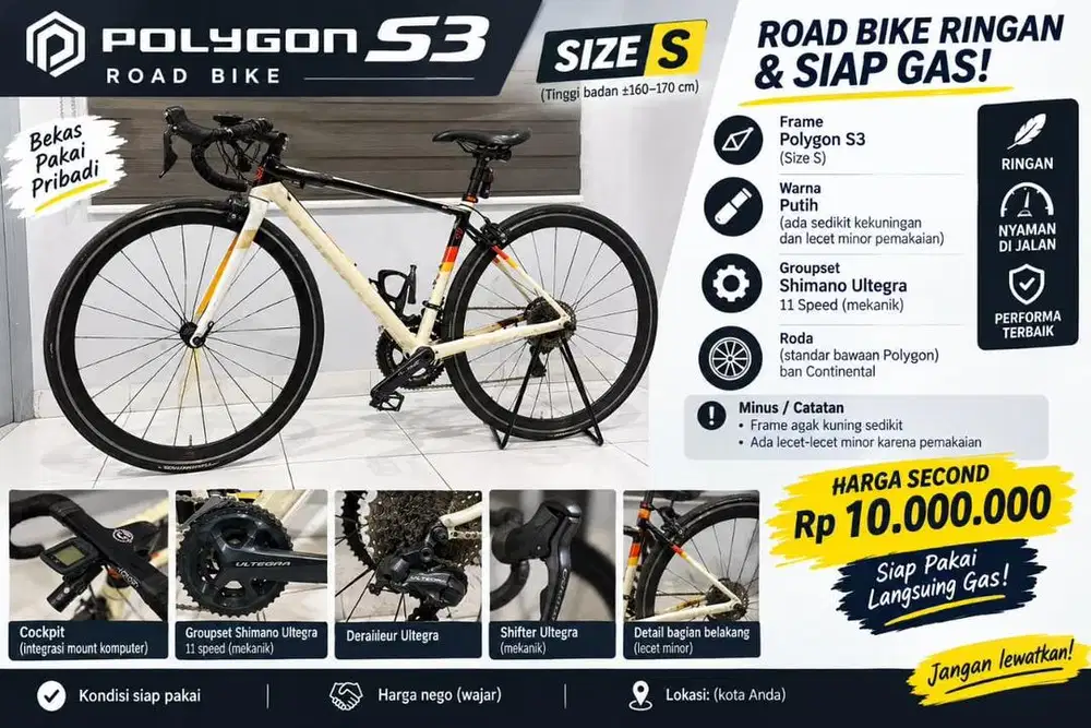 Sepeda polygon s3.