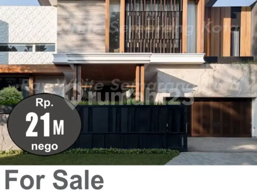 Rumah Dua Lantai Mewah Furnish Siap Huni di Bsb Mijen A4998