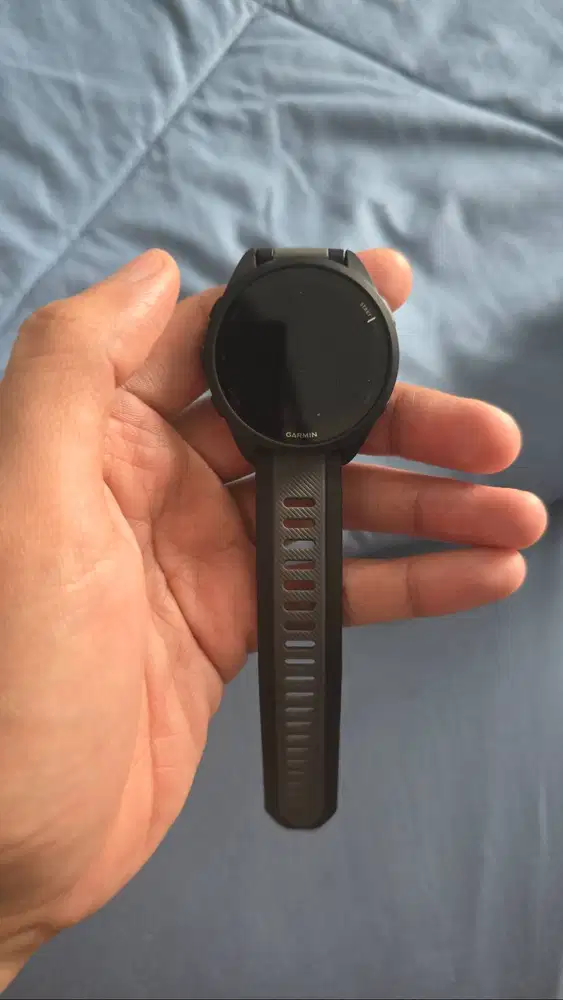Garmin Forerunner 165 Non Music Original Mulus Fullset Lengkap
