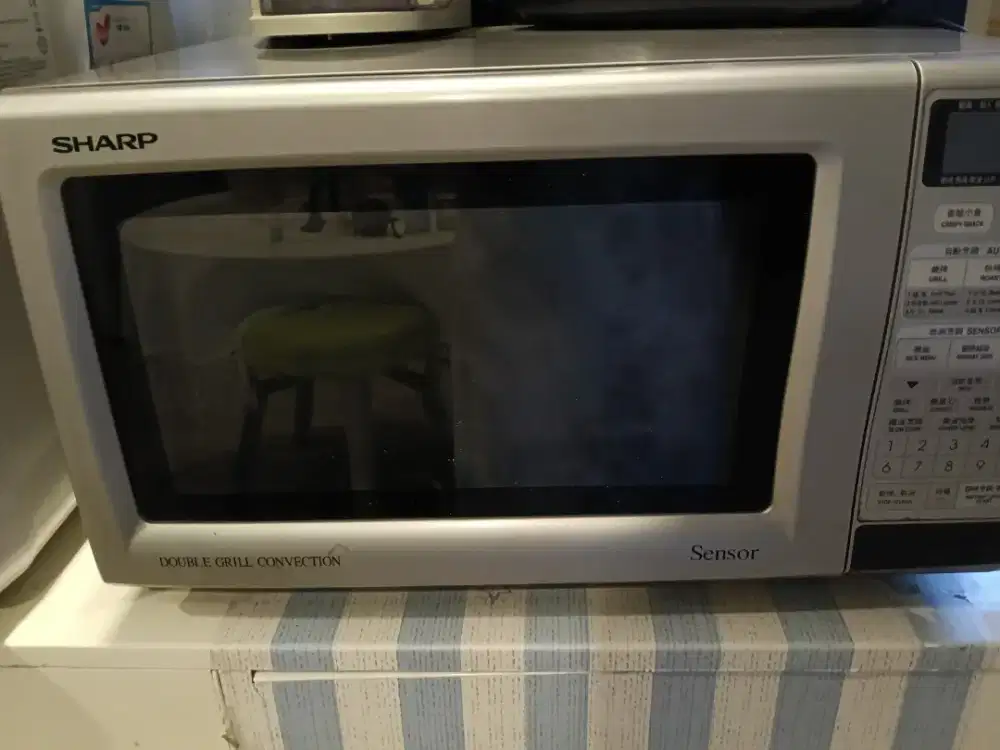 microwave and grill