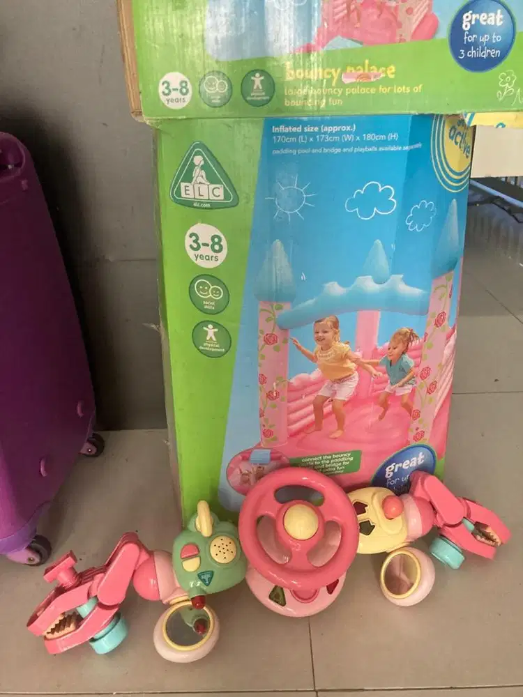 Mainan anak elc bouncy dan setir stroller