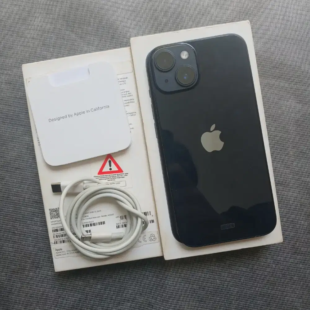 Iphone 14 midhnight 128 Gb Resmi | Bh 88% | Garansi on 2027