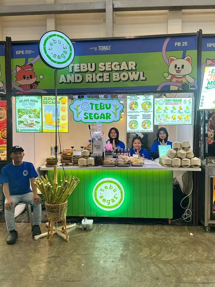 Dicari karyawan kios minuman tebu dan kelapa