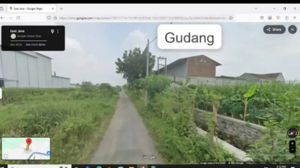 DIJUAL GUDANG DI GEMPOL CARAT JAPANAN LOKASI DEKAT DENGAN TOL