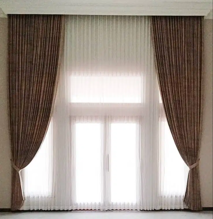 Menerima Pemasangan Gorden Wallpaper Dinding 3D Gordyn Hordeng Korden
