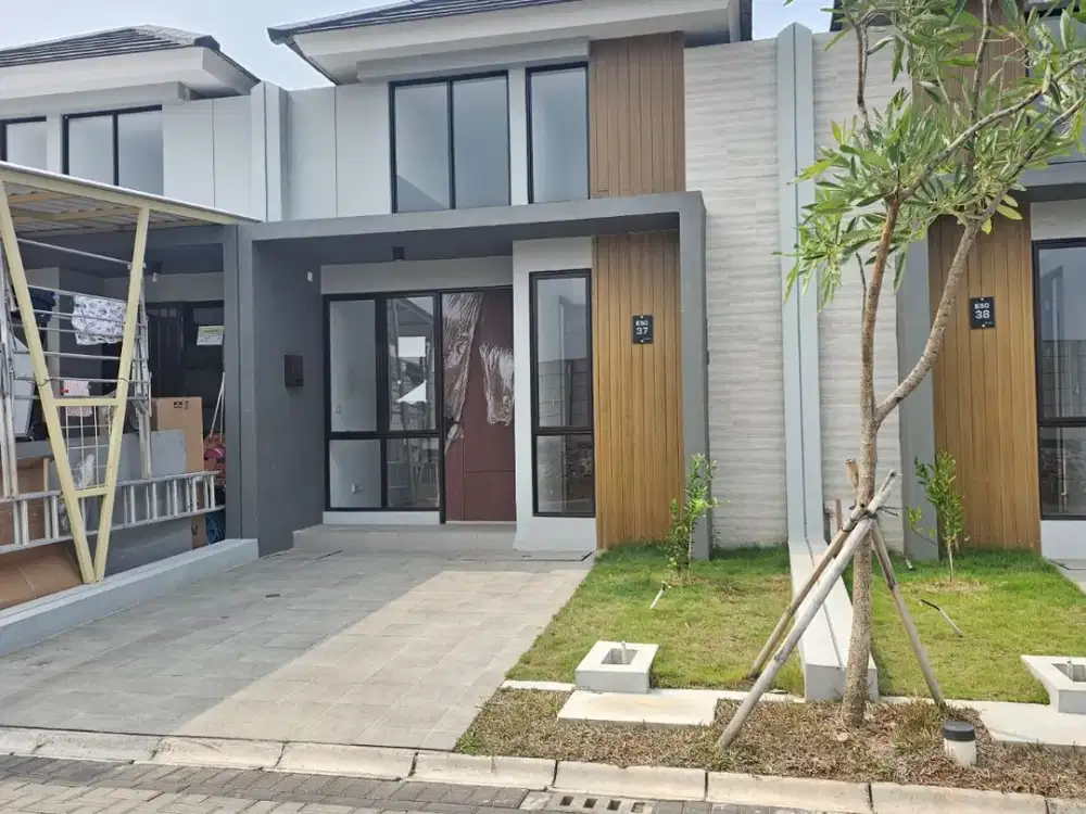 Rumah siap huni & free ppn 1 lantai cluster elaia citra garden serpong 1 menit ke stasiun