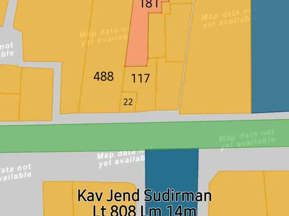 Kav Sudirman luas dan lebar