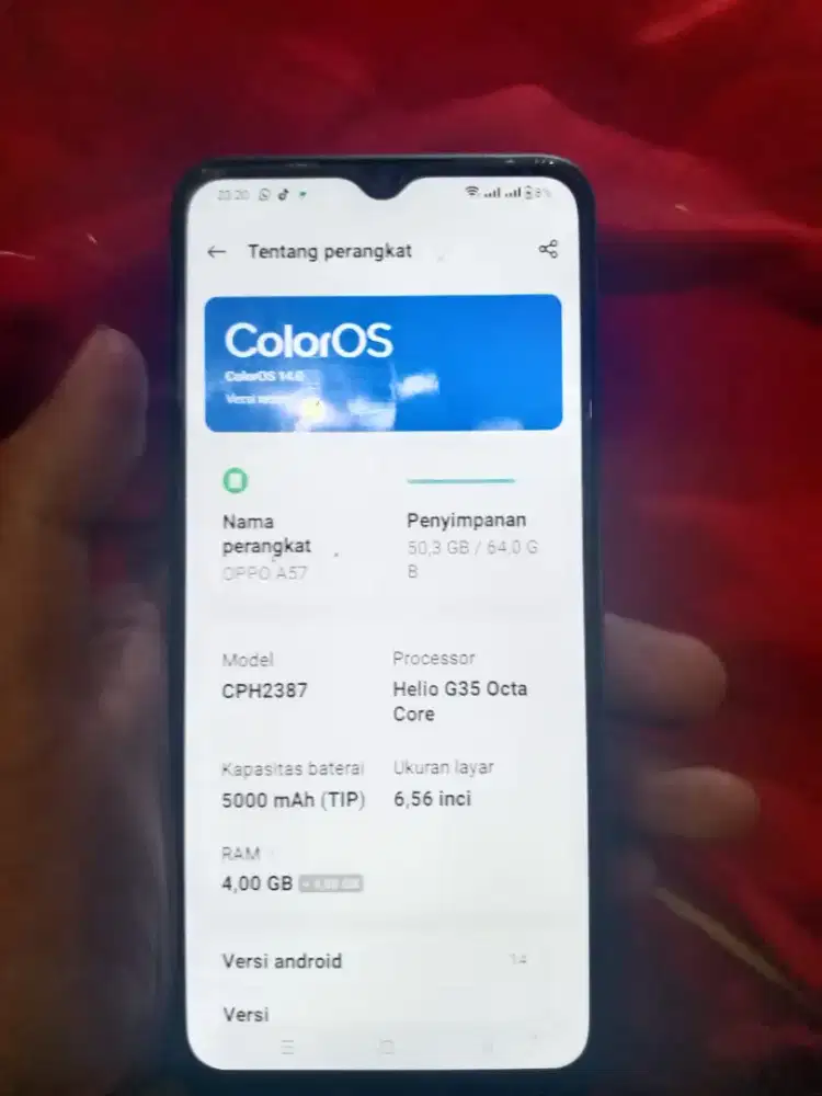 Jual Hp Oppo A57