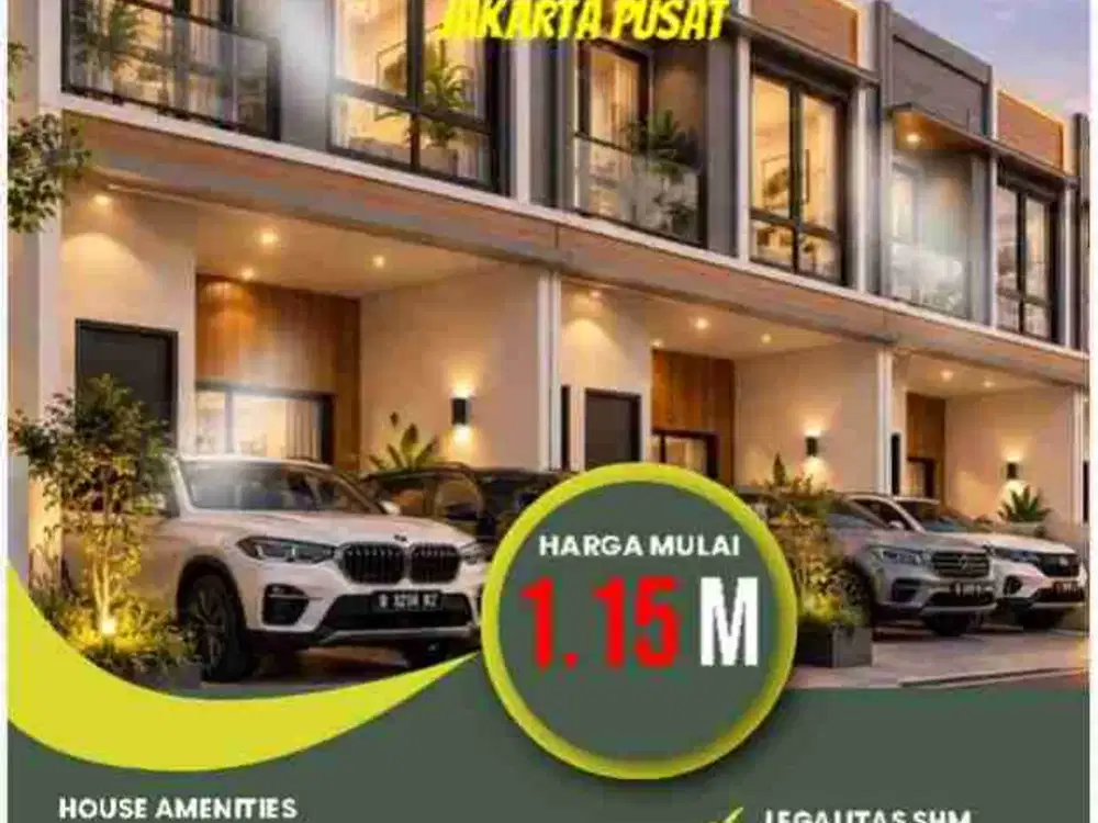 Cluster Modern Elegant Strategis 2 Lantai di Rawasari Barat Jakarta Pusat