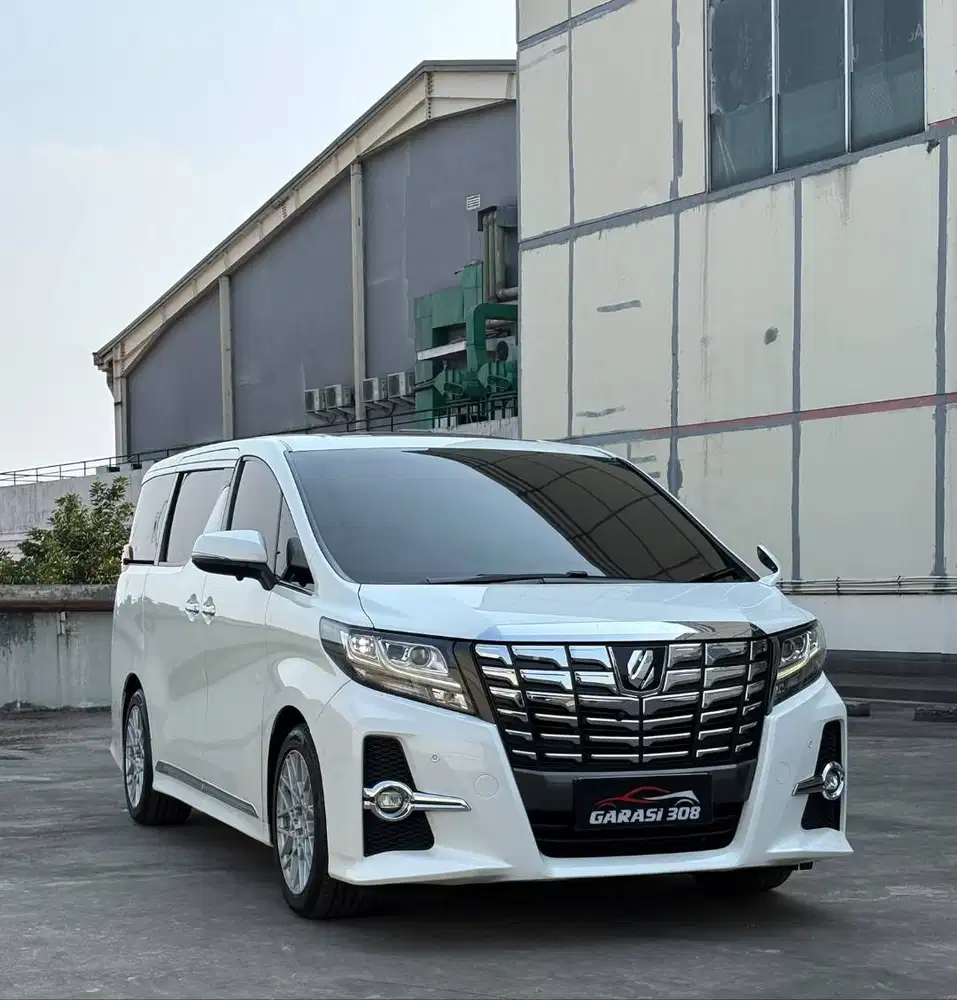 Toyota Alphard 2.5 SC 2016 Putih Audioless kilometer 63 rb Pajak 06-27