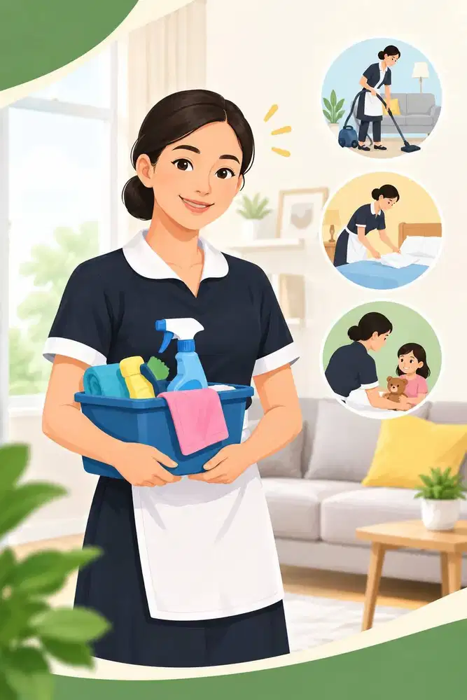 Loker ART (Beberes & Jaga Anak)