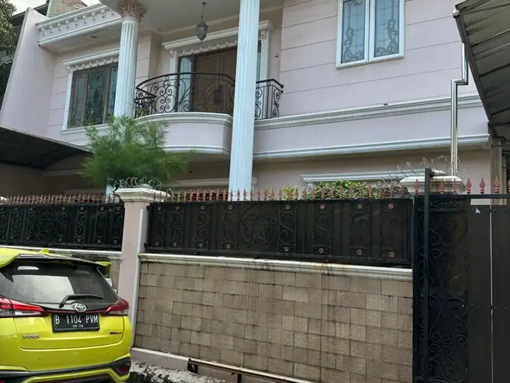 dijual dan disewakan rumah hook di sunter hadap utara timur 2 lantai