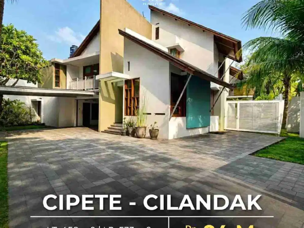 Cipete Cilandak Modern Tropical House Lingkungan Nyaman Tenang