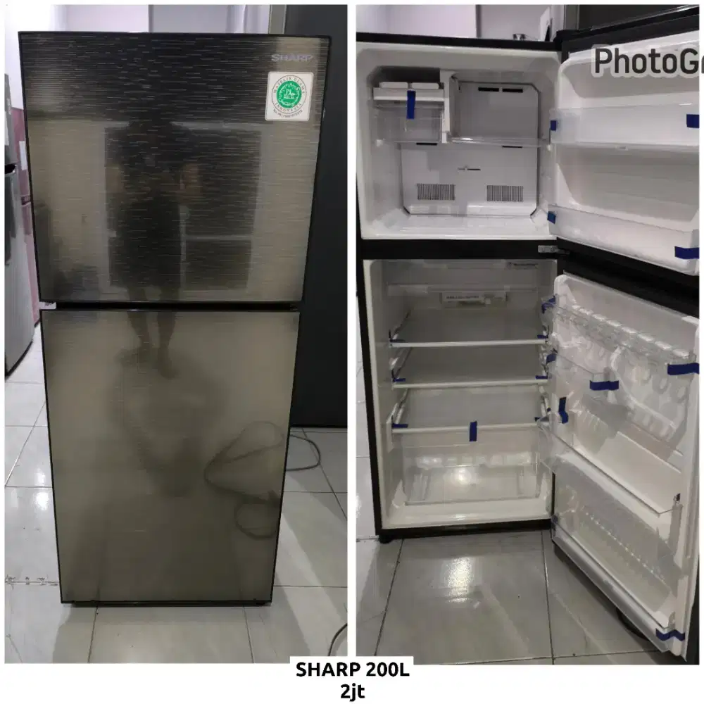 Kulkas 2 pintu SHARP 200L