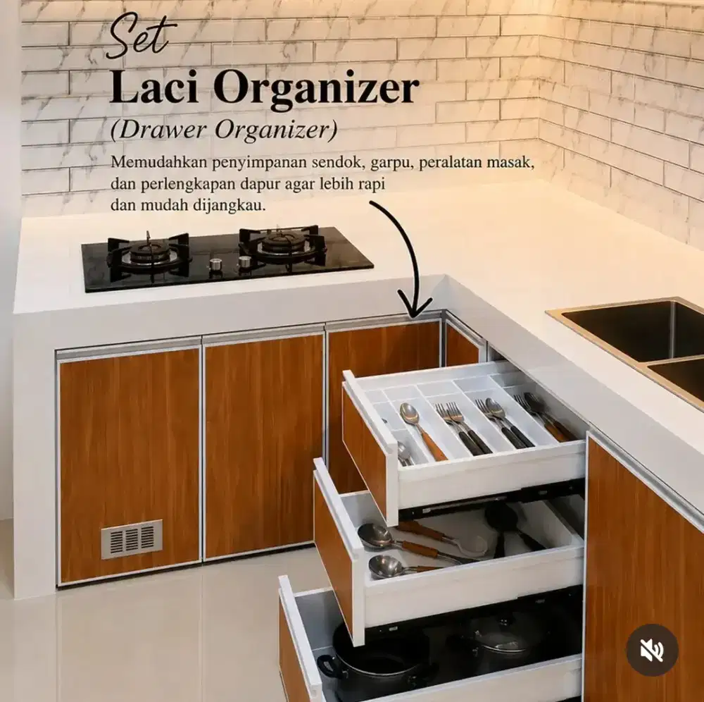 KITCHENSET ALUMINIUM