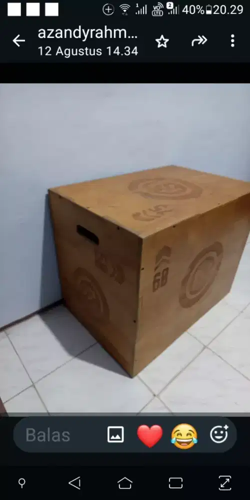 Jumping box alat latihan lompat