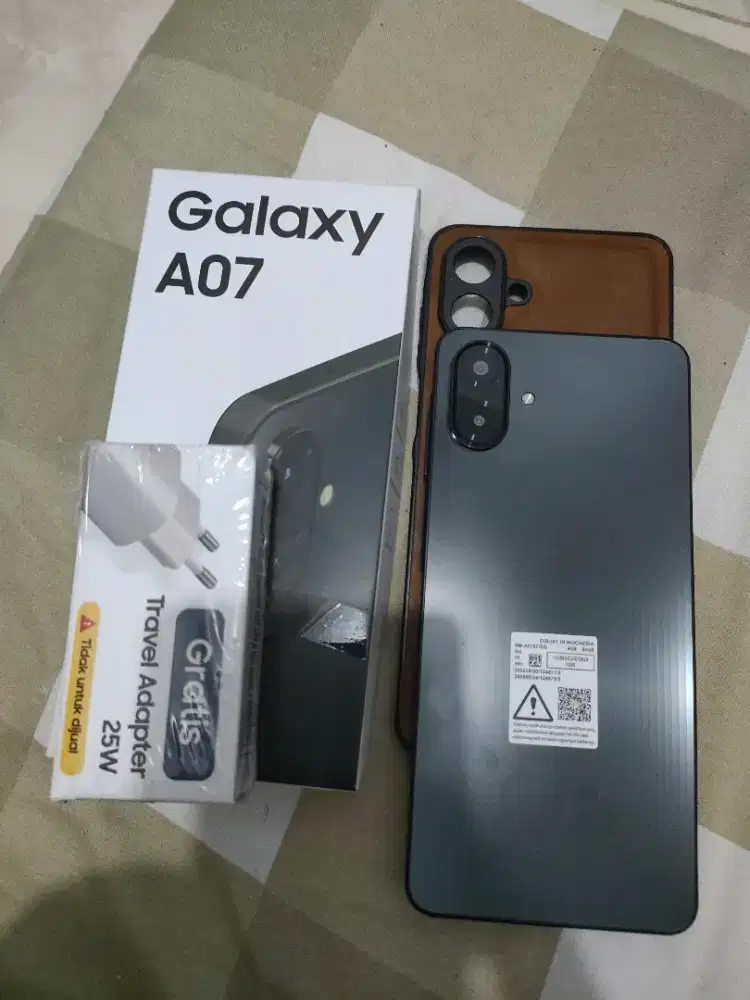Samsung A07 Ram 4/64 GB Komplit baru pakai