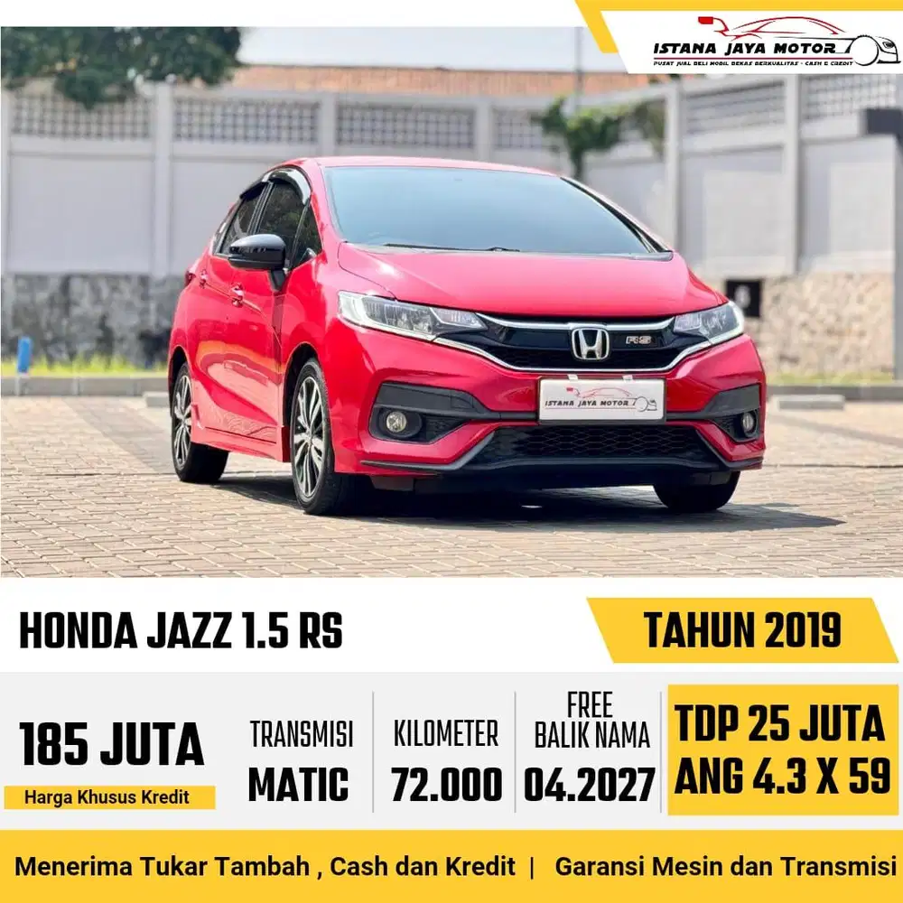 RARE ITEM !! Honda Jazz RS GK5 1.5 Automatic 2019