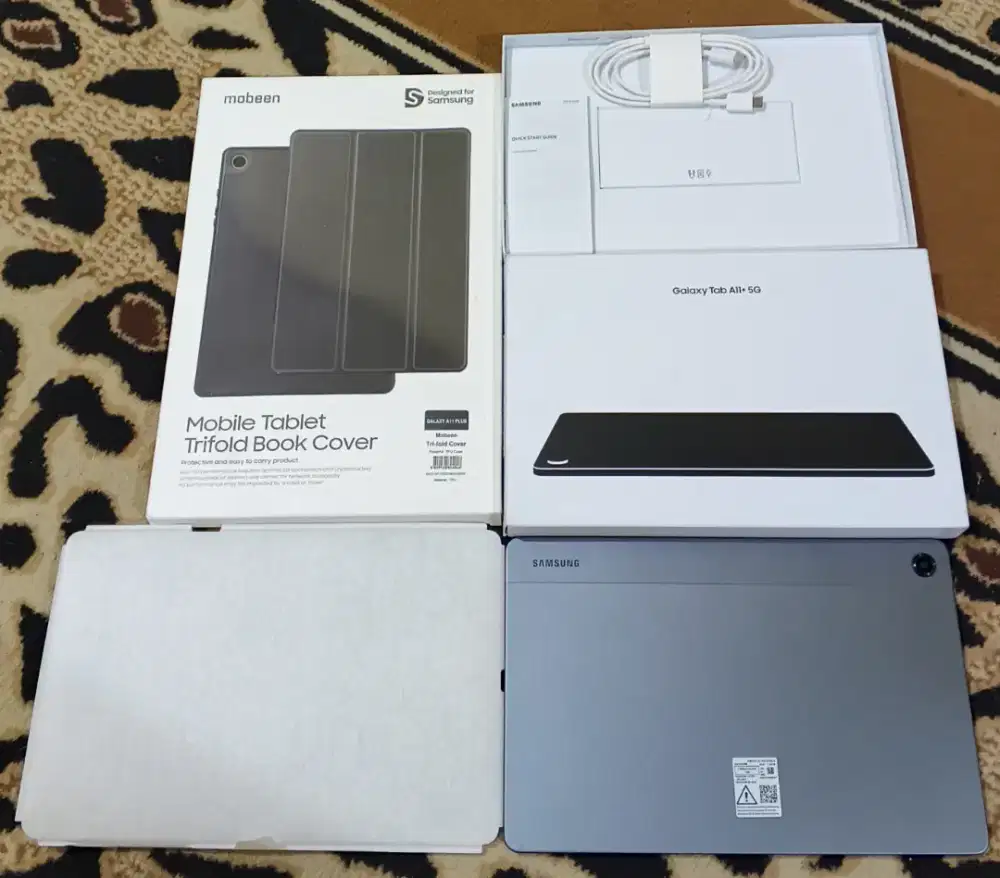 Samsung Galaxy Tab A11 Plus + A11+ 5G 6/128 LIKE NEW SEIN 2Minggu Pake