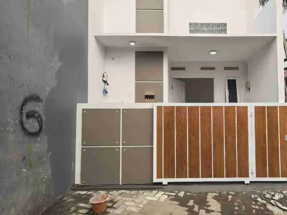 Di jual rumah baru minimalis permanen di jln H.mencong Sudimara Ciledug Tangerang kota