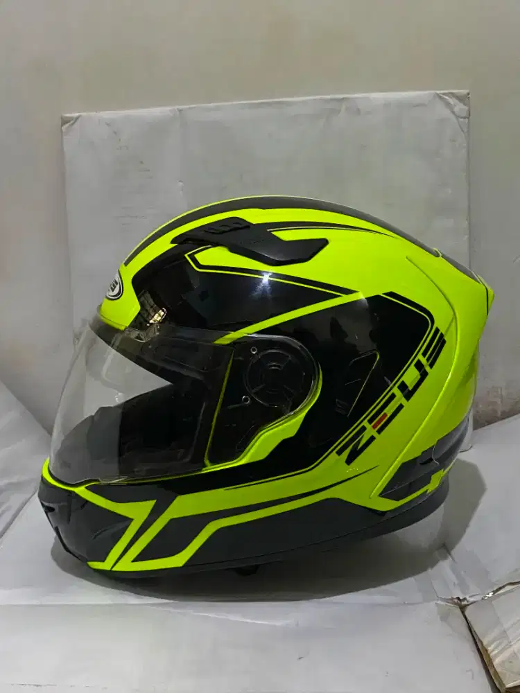 Helm Zeus ZS 813 Yellow An6 Black Size M