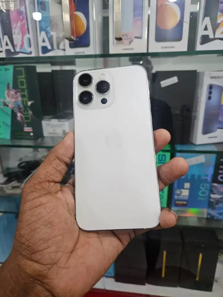 Iphone 14 promax 256 silver all op bh 92