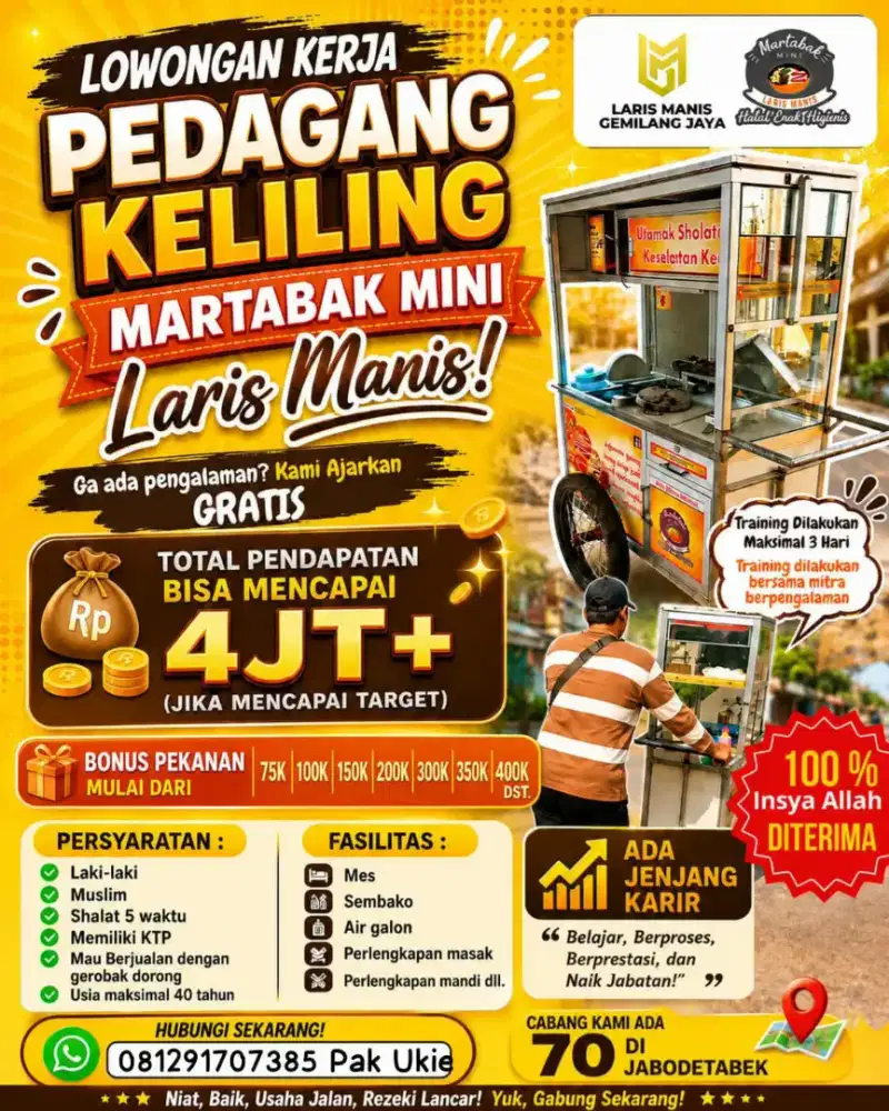 Jualan Keliling Tetap Jaga sholat