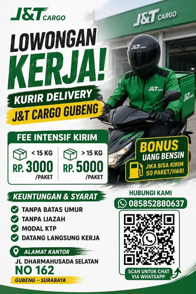 Kurir mobil Jnt cargo