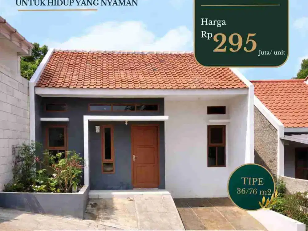 Rumah Ready Stok dengan View al jabar Di Cinunuk