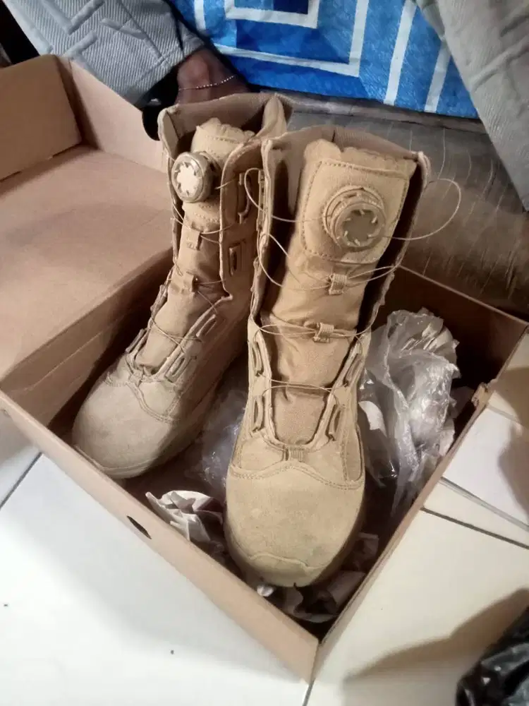 Sepatu safety PDL coklat