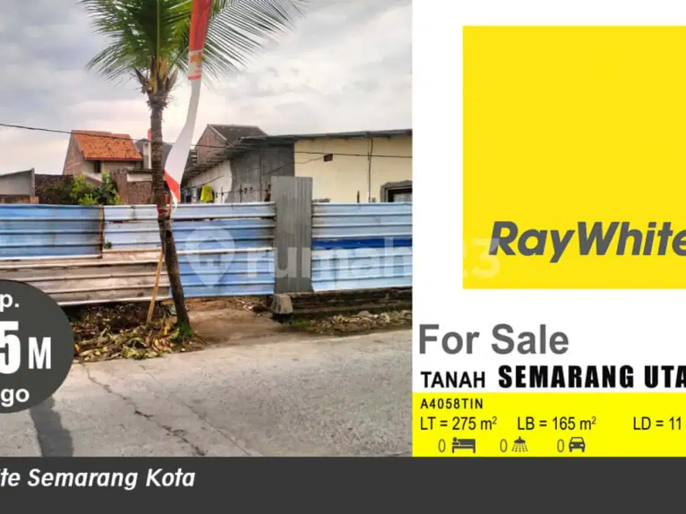 Tanah Murah Siap Bangun di Semarang Utara A4058