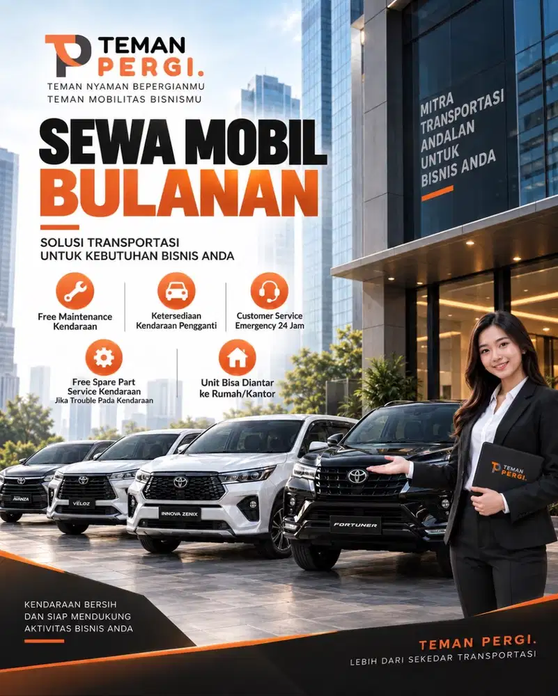 Sewa Mobil Bulanan Untuk Kebutuhan Coorporate